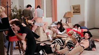 A Classic Orgy From The Past With A Group Of Participants