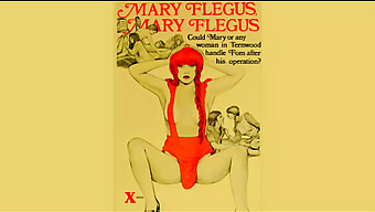 Klasická Americká Pornohvězda Mary Flegus V Vintage Grindhouse Filmu